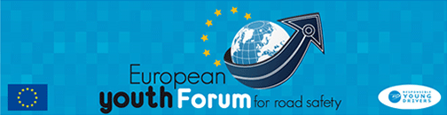 European Youth Forum for Road Safety banner