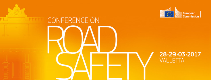 Road Safety Conference, Malta 28-29 March 2017 banner