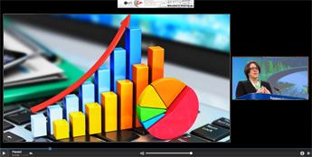 Image from webcasting of the presentation of the 2016 road safety statistics