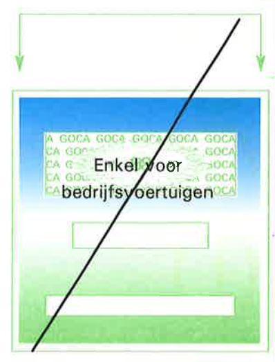 Belgium RWC for M1 vehicle - Security feature 1 - Printed-pattern background