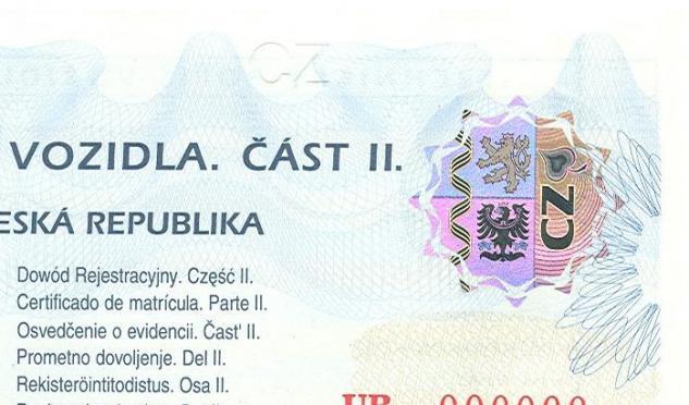 Czechia VRC 2005 part 2 - Security feature 5 - Colour-shifting ink