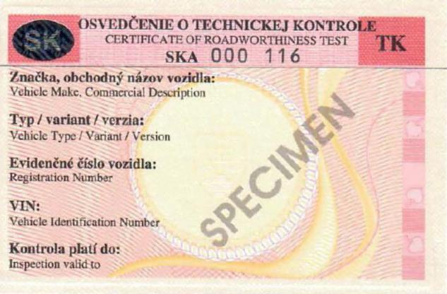 Slovakia RWC POT sample 1 SK EN until 2018 - Security feature 1 - Guilloche